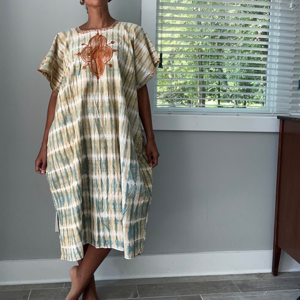 Tie dye caftan